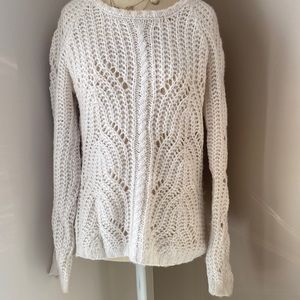 Beautiful knit ivory sweater